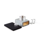 Foto van accessoire Recirculatiekit Novy Flatline Monoblock wand 90 en 120 cm Zwart 7600400