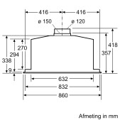 Foto van Afzuigunit Siemens iQ500 LB88574