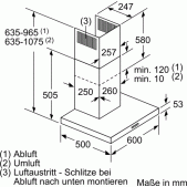 Foto van Wandschouwkap Siemens iQ100 LC66BBC50