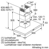 Foto van Wandschouwkap Siemens iQ300 LC97BHM50