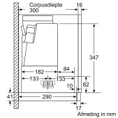 Foto van Vlakscherm afzuigkap Siemens iQ300 LI97SA531 90 cm