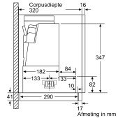Foto van Vlakscherm afzuigkap Siemens iQ300 LI97SA531 90 cm