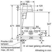 Foto van Vlakscherm afzuigkap Siemens iQ300 LI97SA531 90 cm