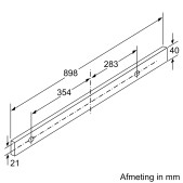 Foto van Vlakscherm afzuigkap Siemens iQ300 LI97SA531 90 cm