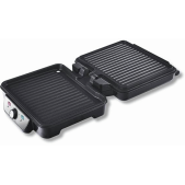 Foto van Contactgrill Inventum CG618 Zwart/RVS