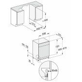 Foto van Onderbouw vaatwasser Miele G 5022 SCU CLST
