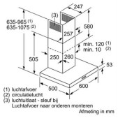 Foto van Wandschouwkap Siemens iQ300 LC66BBM50
