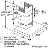 Foto van Wandschouwkap Siemens iQ500 LC77BCP50