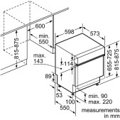 Foto van Geïntegreerde vaatwasser Bosch SMI4HBS00N Serie 4