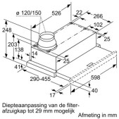 Foto van Vlakscherm afzuigkap Bosch DFL064A52 Serie 4