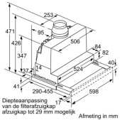 Foto van Vlakscherm afzuigkap Bosch DFR067A52 Serie 4