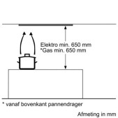 Foto van Afzuigunit Bosch DHL555BL Serie 4