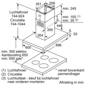 Foto van Eilandschouwkap Bosch DIB97IM50 Serie 4