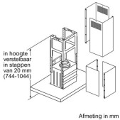 Foto van Eilandschouwkap Bosch DIB97IM50 Serie 4