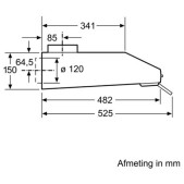 Foto van Onderbouw afzuigkap Bosch DUL63CC20 Serie 4
