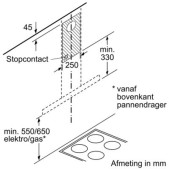 Foto van Wandschouwkap Bosch DWB66BC50 Serie 2