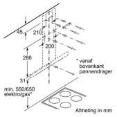 Foto van Wandschouwkap Bosch DWB94BC50 Serie 2