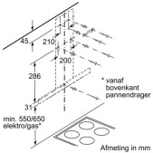 Foto van Wandschouwkap Bosch DWB96BC50 Serie 2