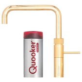 Foto van Fusion Square kraan Quooker Goud COMBI