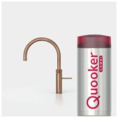 Foto van Fusion Round Quooker Messing Patina COMBI 22FRPTN