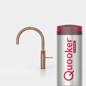 Foto van Fusion Round kraan Quooker Messing Patina COMBI+ 22+FRPTN