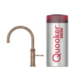 Foto van Classic Fusion Round Quooker Messing Patina COMBI+ 22+CFRPTN