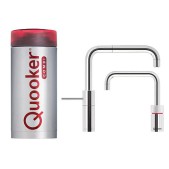 Foto van Nordic Square Twintaps Quooker Chroom COMBI+ 22+NSCHRTT