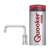 Foto van Classic Nordic Square single tap Quooker Chroom COMBI 22CNSCHR