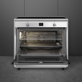 Foto van Inductie-electro fornuis SMEG CG90IXT9