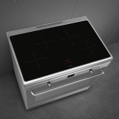 Foto van Inductie-electro fornuis SMEG CG90IXT9