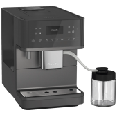 Foto van Vrijstaande koffieautomaat Miele CM 6560 Grafietgrijs PearlFinish
