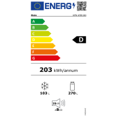 Foto van Vrijstaande koel-vriescombinatie Miele KFN 4795 DD bb