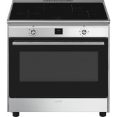 Foto van Inductie-electro fornuis SMEG CG90CIXT