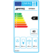 Foto van Wandschouwkap SMEG KPF9WH