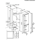 Foto van Inbouw koel-vriescombinatie AEG TSC7G181DS
