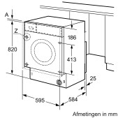 Foto van Inbouw was-droog combinatie Siemens WK14D543EU iQ500
