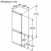 Foto van Koel-vriescombinatie Siemens KI86NEDD0 iQ500