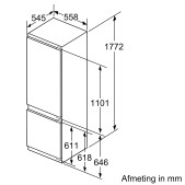 Foto van Koel-vriescombinatie Siemens KI87SEDD0 iQ500