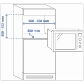 Foto van Magnetron inbouw Miele M 7140 TC