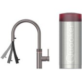 Foto van Flex kraan Quooker GunMetal PRO3 3XGME
