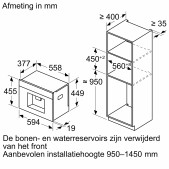 Foto van Koffie volautomaat Bosch CTL7181B0 Serie 8