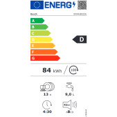 Foto van Geïntegreerde vaatwasser Bosch SMI4HBS23E Serie 4