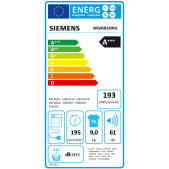 Foto van Warmtepompdroger Siemens WQ45B2A9NL iQ700
