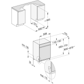Foto van Geïntegreerde vaatwasser Miele G 5132 i CLST Selection