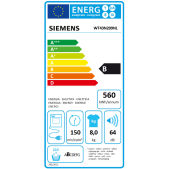 Foto van Condensdroger Siemens WT43N209NL iQ300