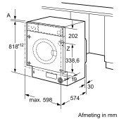 Foto van Inbouw wasmachine Bosch WIW28542EU Serie 8