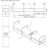 Foto van Eilandschouwkap Novy Pureline Frame 4 recirculatie 15006