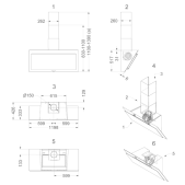 Foto van Wandschouwkap headroom-design Vision Novy recirculatie 7840