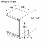 Foto van Onderbouw koelkast Siemens KU21RVFE0 iQ300