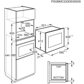 Foto van Combi magnetron AEG MBS3423CM